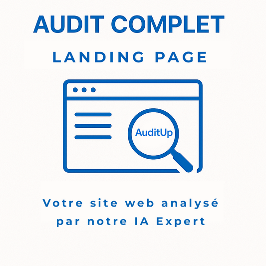 Audit Landing Page – Analyse IA Expert