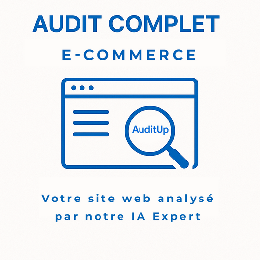 Audit site E-commerce – Analyse IA Expert